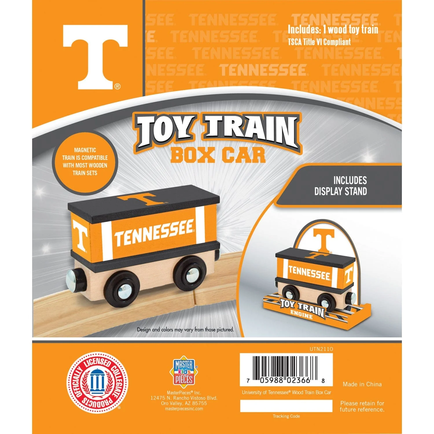 Tennessee Volunteers Toy Train Box Car - Image 3