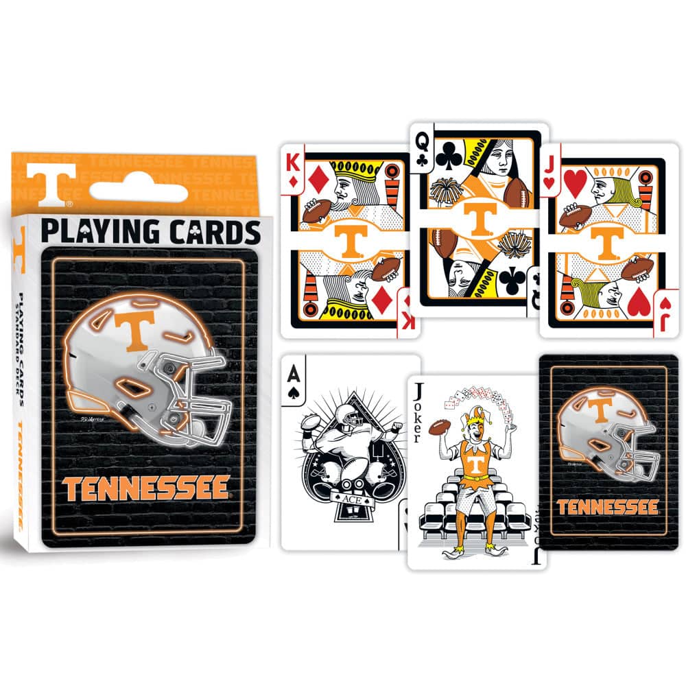 Tennessee Volunteers Neon-Styled Playing Cards - 54 Card Deck - Image 3