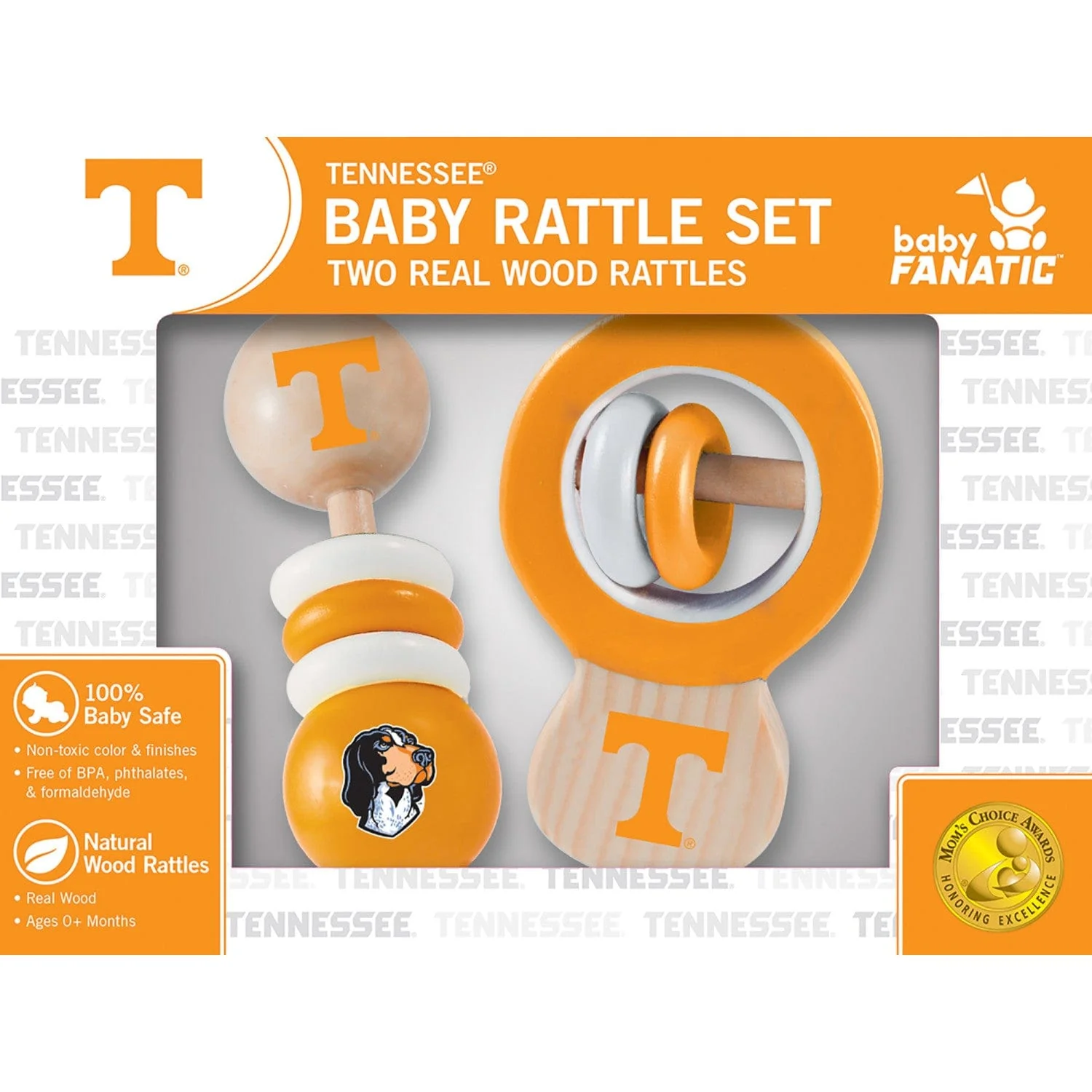 Tennessee Volunteers - Baby Rattles 2-Pack - Image 2