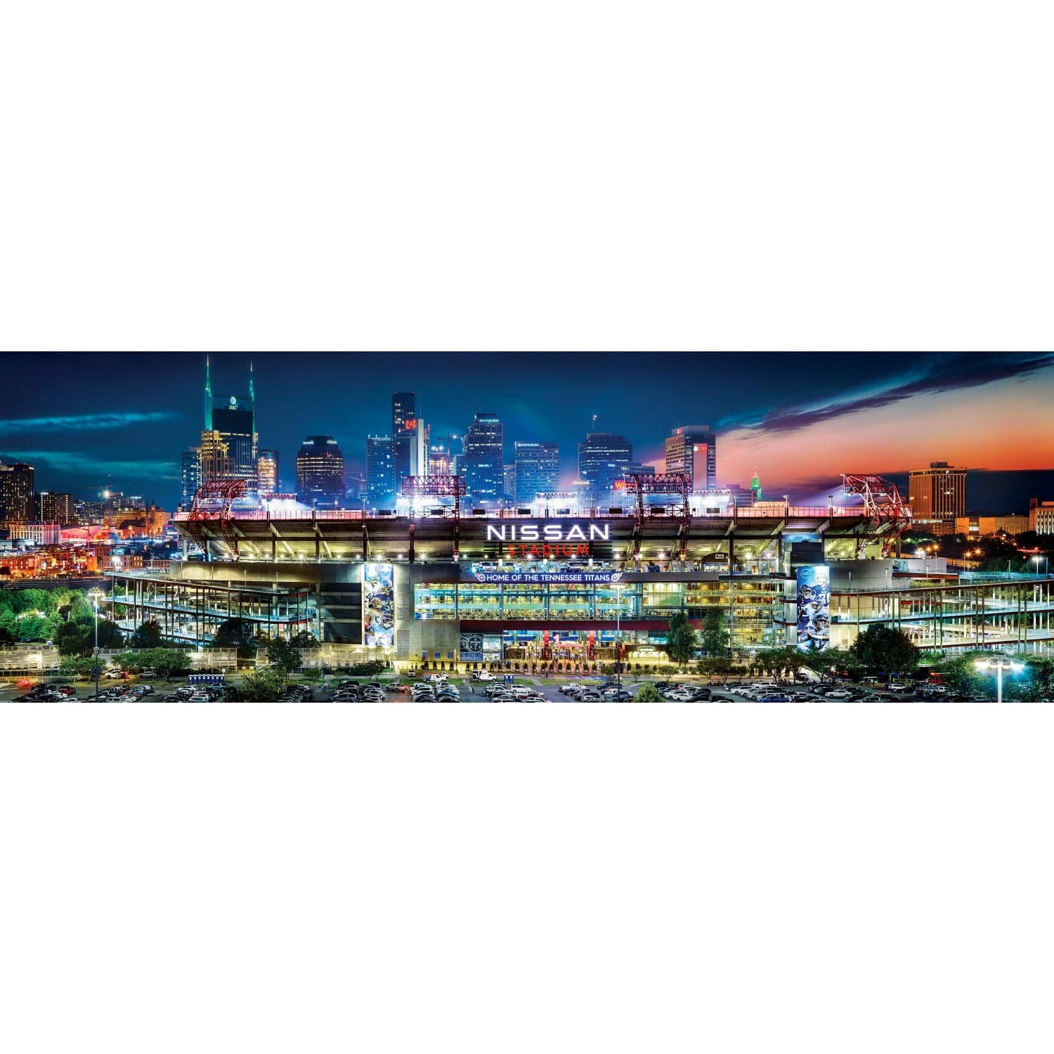 Tennessee Titans - Stadium View 1000 Piece Panoramic Jigsaw Puzzle - Image 2