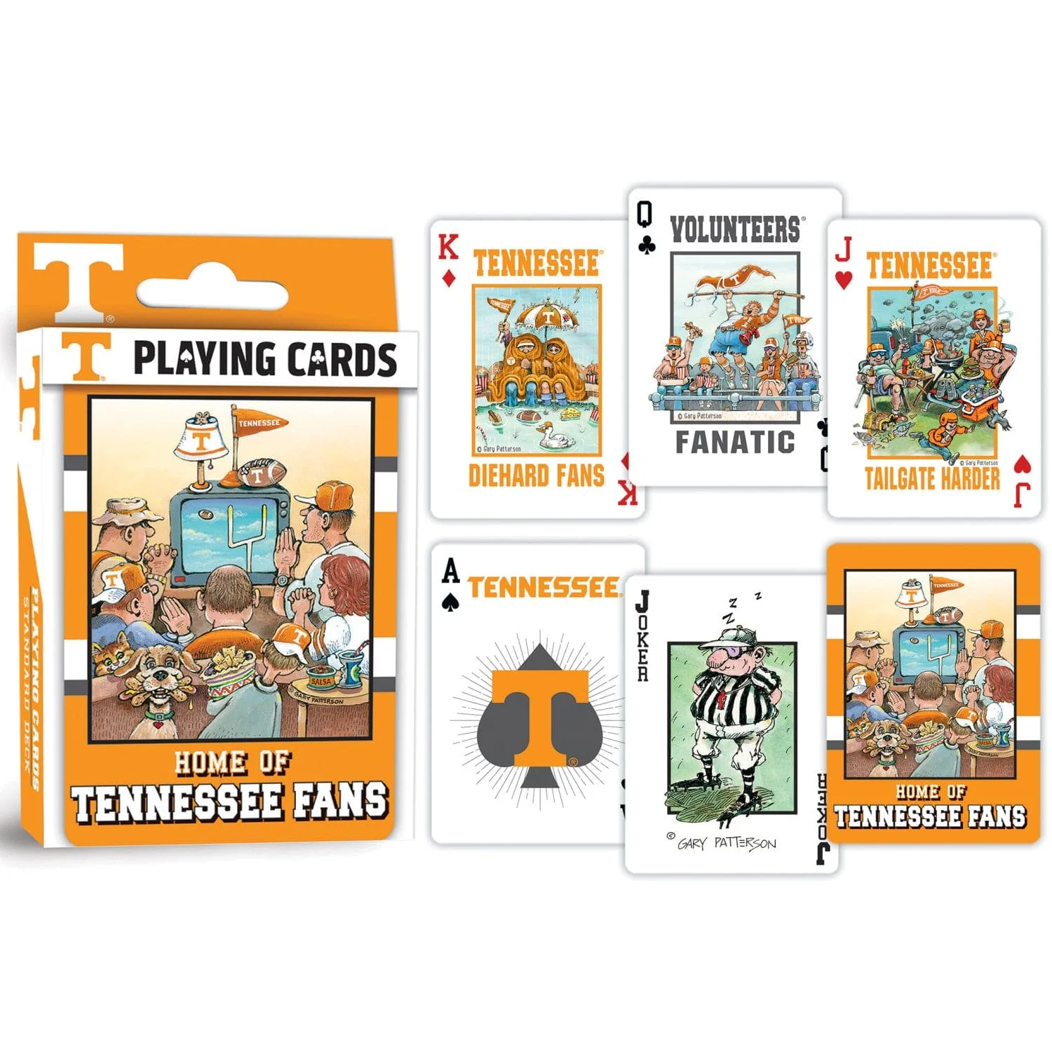 Tennessee Volunteers Fan Deck Playing Cards - 54 Card Deck - Image 3