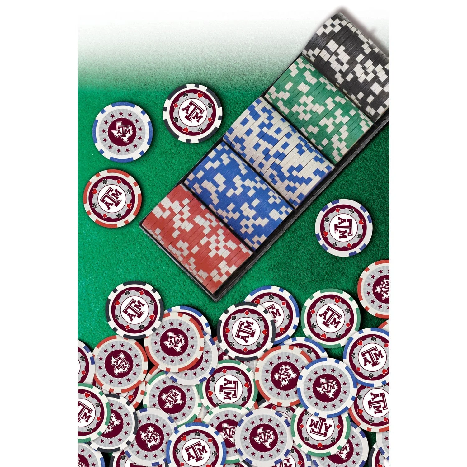 Texas A&M Aggies 100 Piece Poker Chips - Image 5