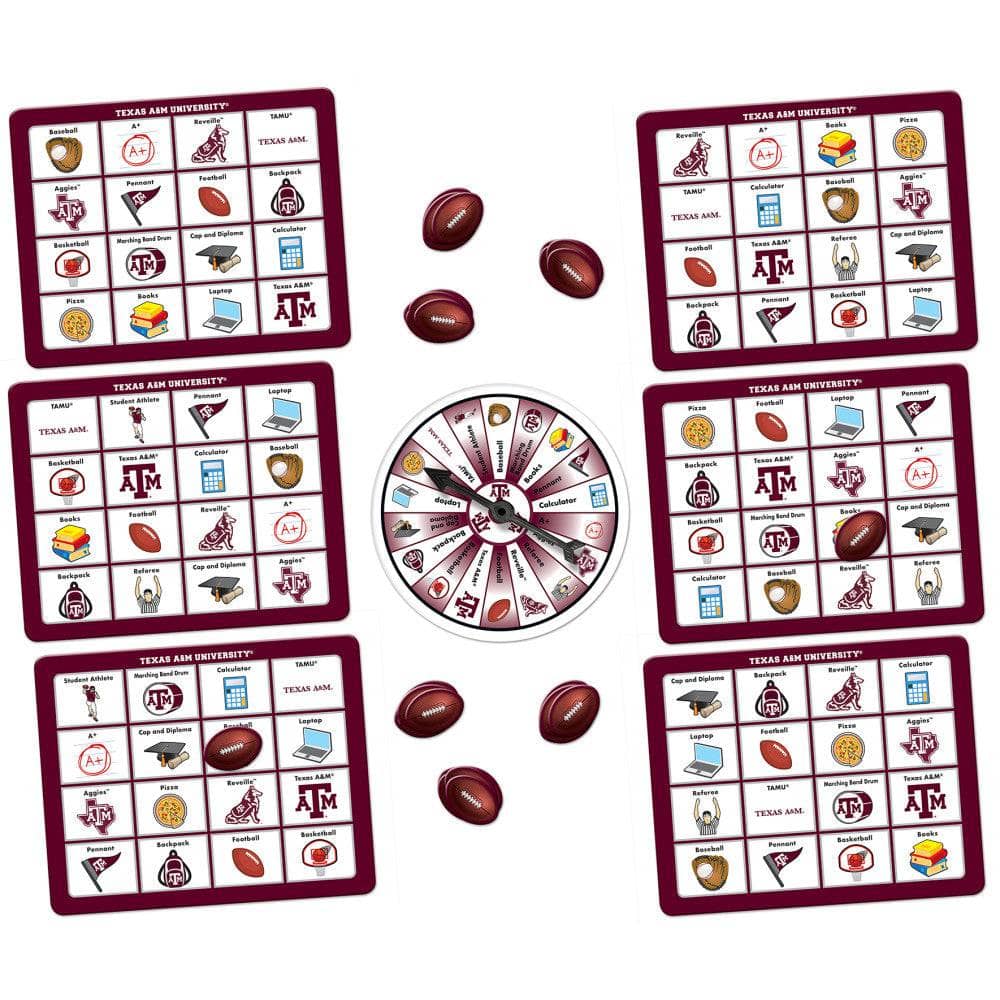 Texas A&M Aggies NCAA Bingo Game - Image 2