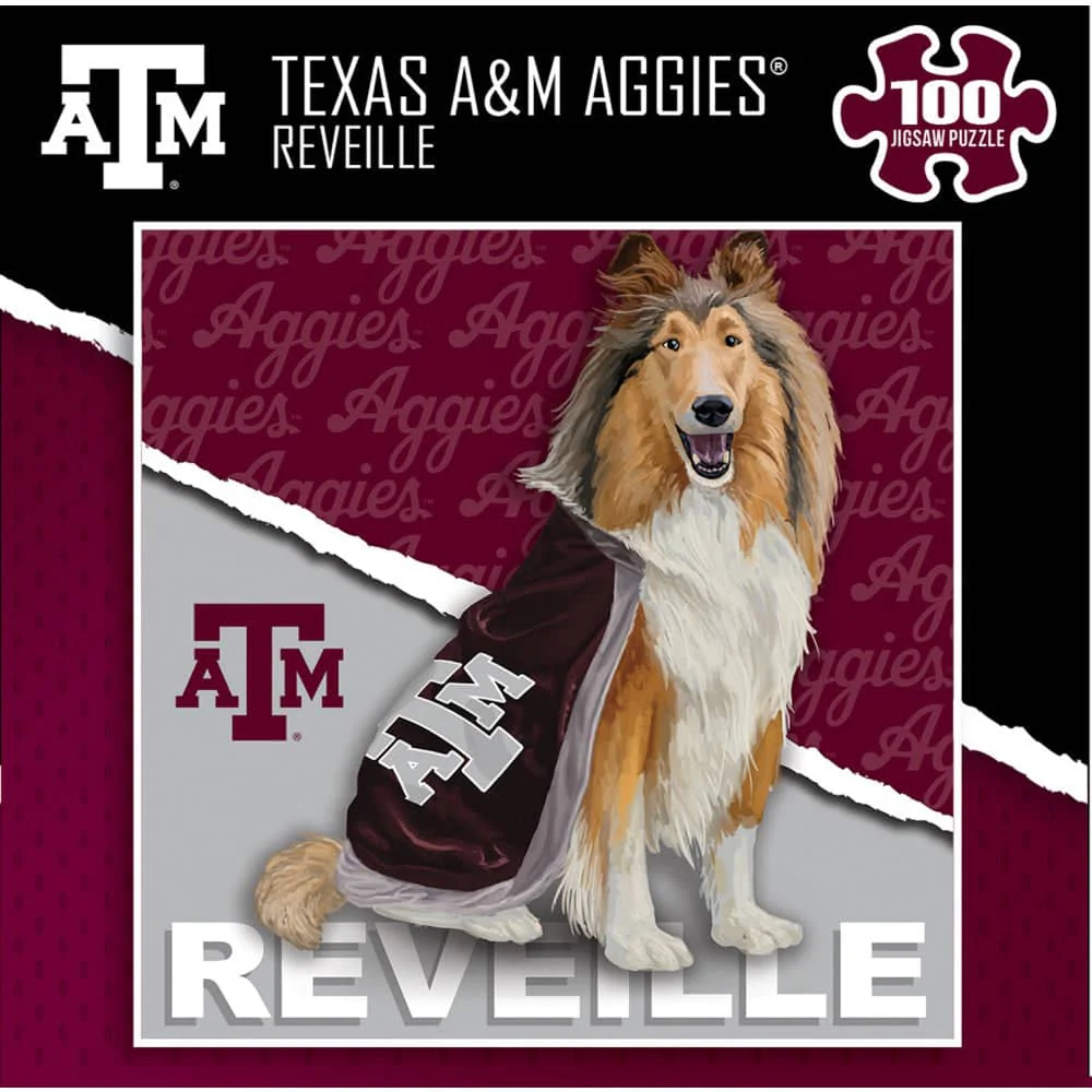 Texas A&M Aggies - NCAA Mascot 100 Piece Jigsaw Puzzle - Image 3