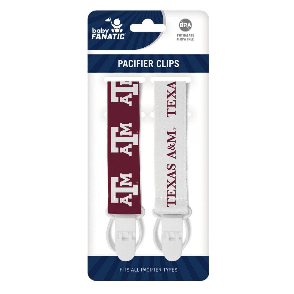 Texas A&M Aggies - Pacifier Clip 2-Pack - Image 2