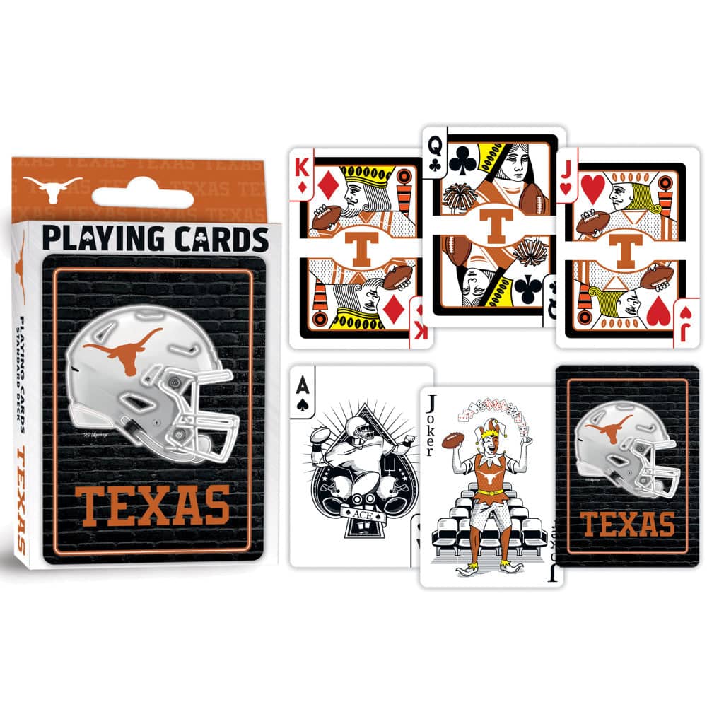 Texas Longhorns Neon-Styled Playing Cards - 54 Card Deck - Image 3