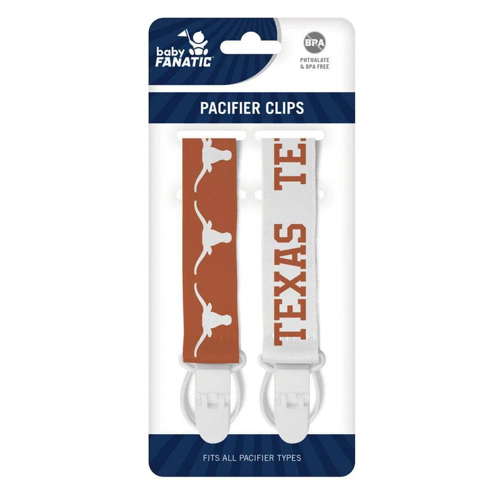 Texas Longhorns - Pacifier Clip 2-Pack - Image 2