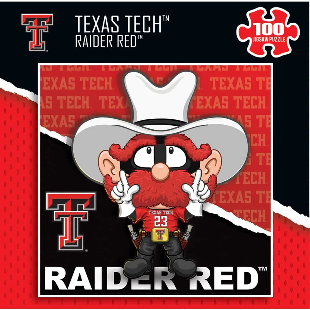 Texas Tech Red Raiders - NCAA Mascot 100 Piece Jigsaw Puzzle - Image 3