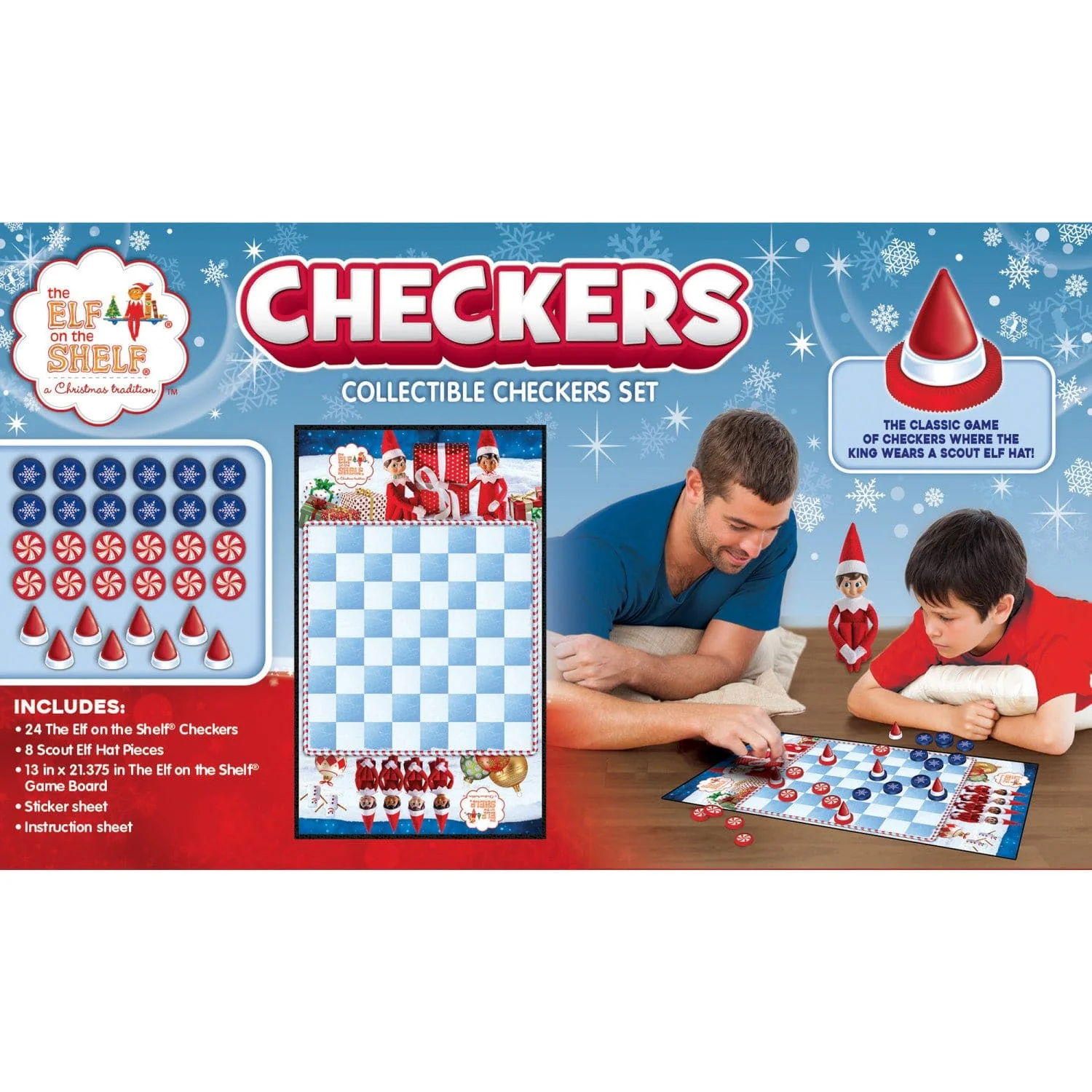 Elf on the Shelf Checkers Board Game - Image 3