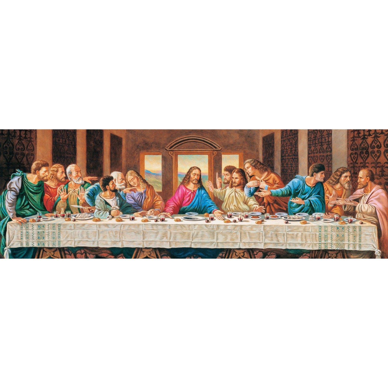 The Last Supper - 1000 Piece Panoramic Jigsaw Puzzle - Image 2
