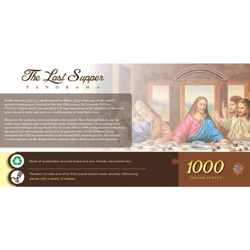The Last Supper - 1000 Piece Panoramic Jigsaw Puzzle - Image 3