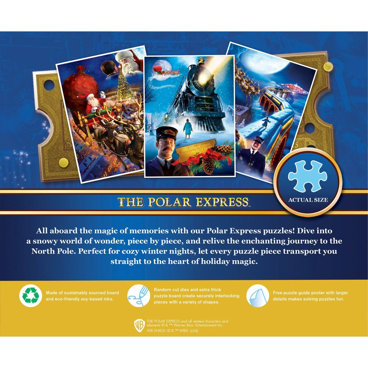 The Polar Express 3-pack 500 Piece Jigsaw Puzzle - Image 5