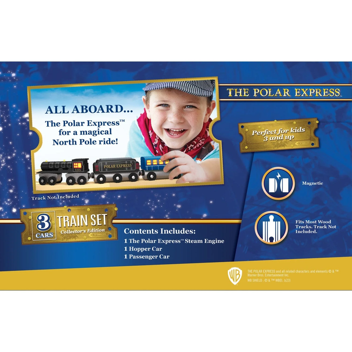 The Polar Express - 3-Piece Toy Train Set - Image 3