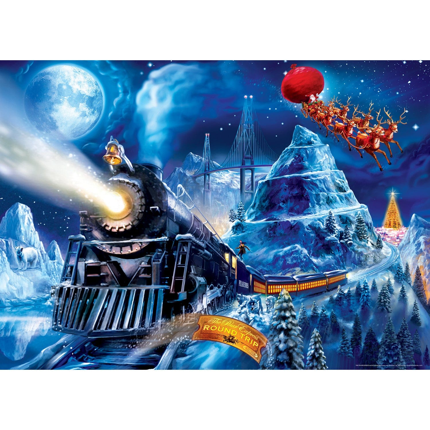 The Polar Express - Race to the Pole 1000 Piece Jigsaw Puzzle - Image 2