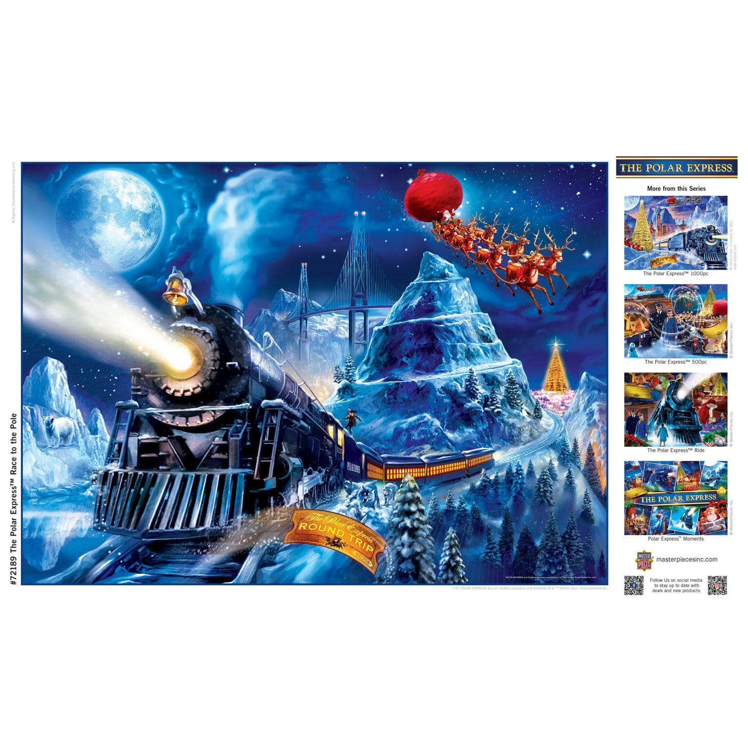 The Polar Express - Race to the Pole 1000 Piece Jigsaw Puzzle - Image 4
