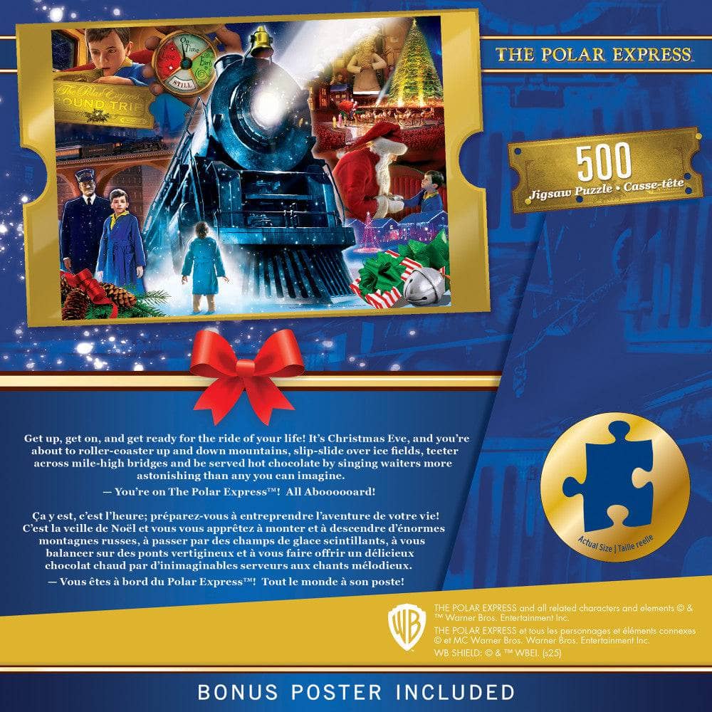 The Polar Express - Ride 500 Piece Glitter Jigsaw Puzzle - Image 3