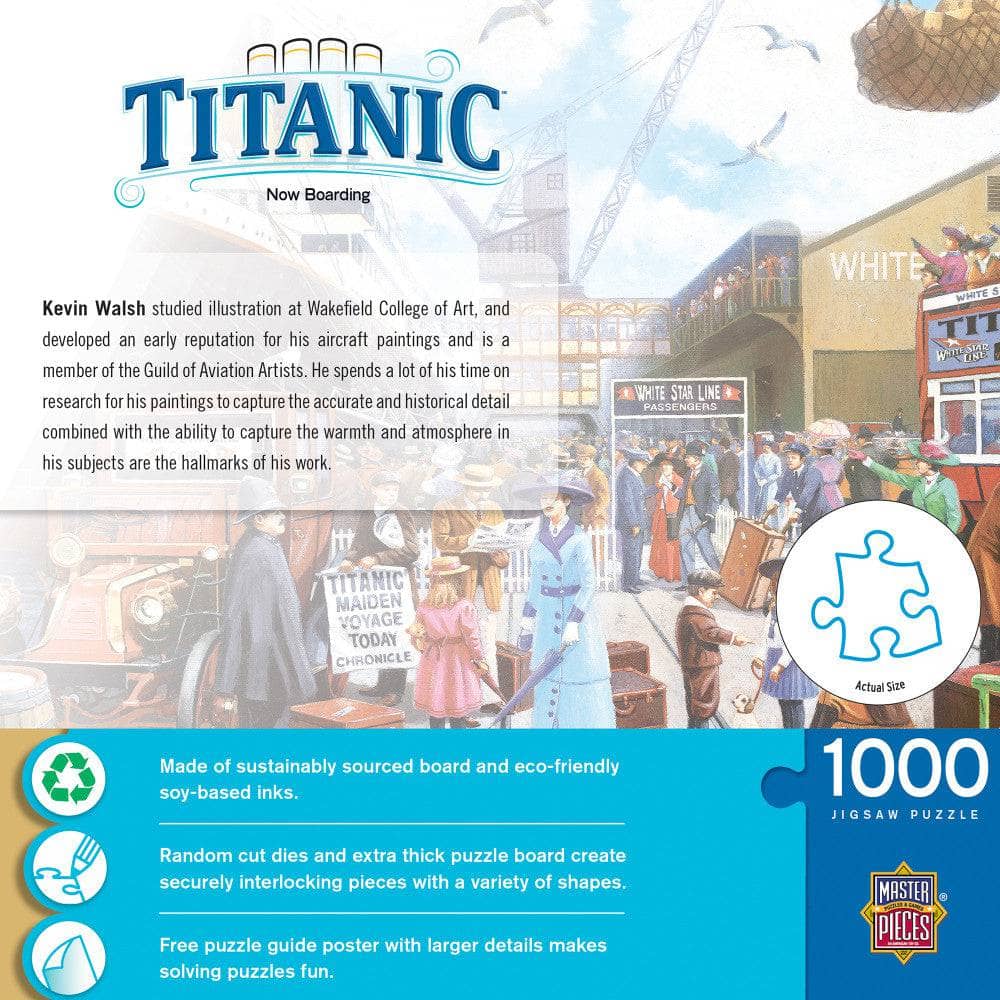 Titanic - Now Boarding 1000 Piece Jigsaw Puzzle - Image 3