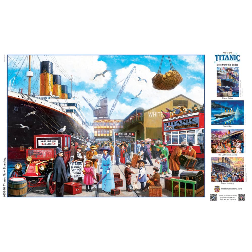 Titanic - Now Boarding 1000 Piece Jigsaw Puzzle - Image 4