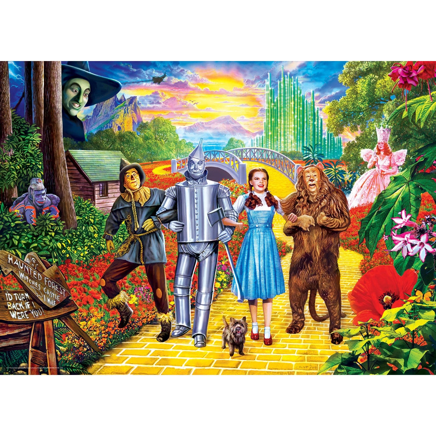 The Wizard of Oz - Off to See the Wizard 1000 Piece Jigsaw Puzzle - Image 2
