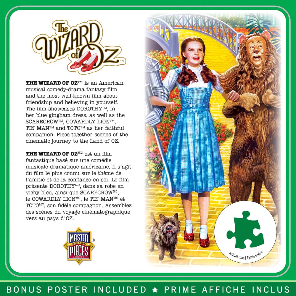 The Wizard of Oz - Off to See the Wizard 1000 Piece Jigsaw Puzzle - Image 3
