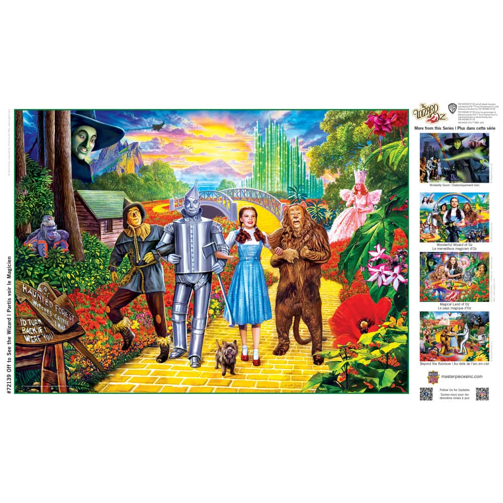 The Wizard of Oz - Off to See the Wizard 1000 Piece Jigsaw Puzzle - Image 4