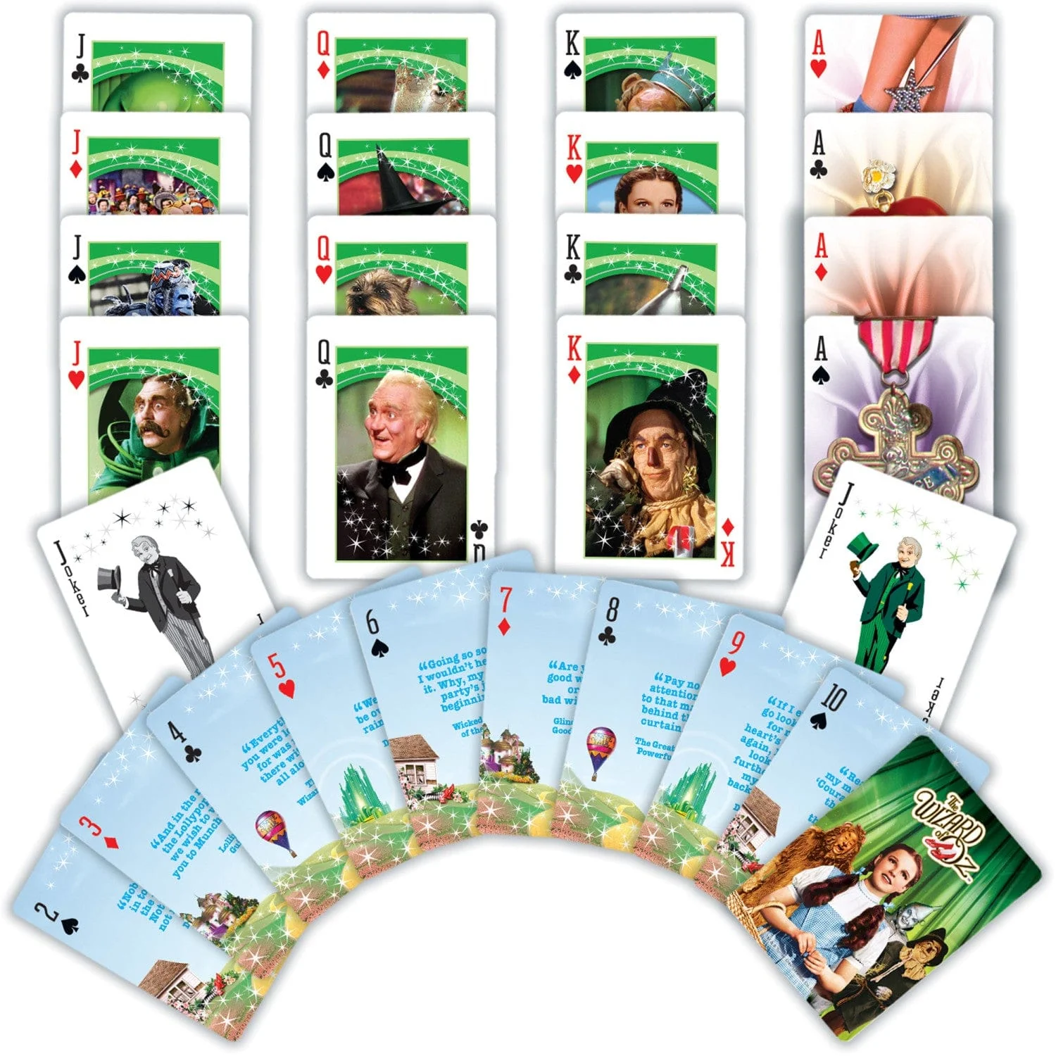 Wizard of Oz Playing Cards - 54 Card Deck - Image 2