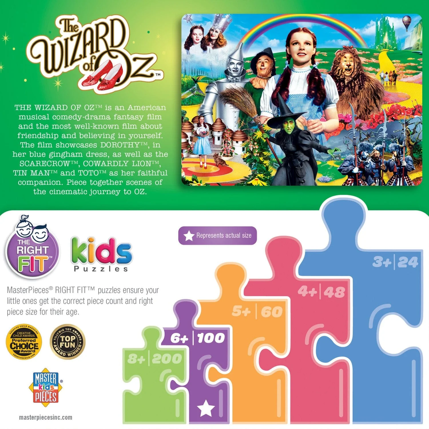 Wonderful Wizard of Oz - 100 Piece Jigsaw Puzzle - Image 3