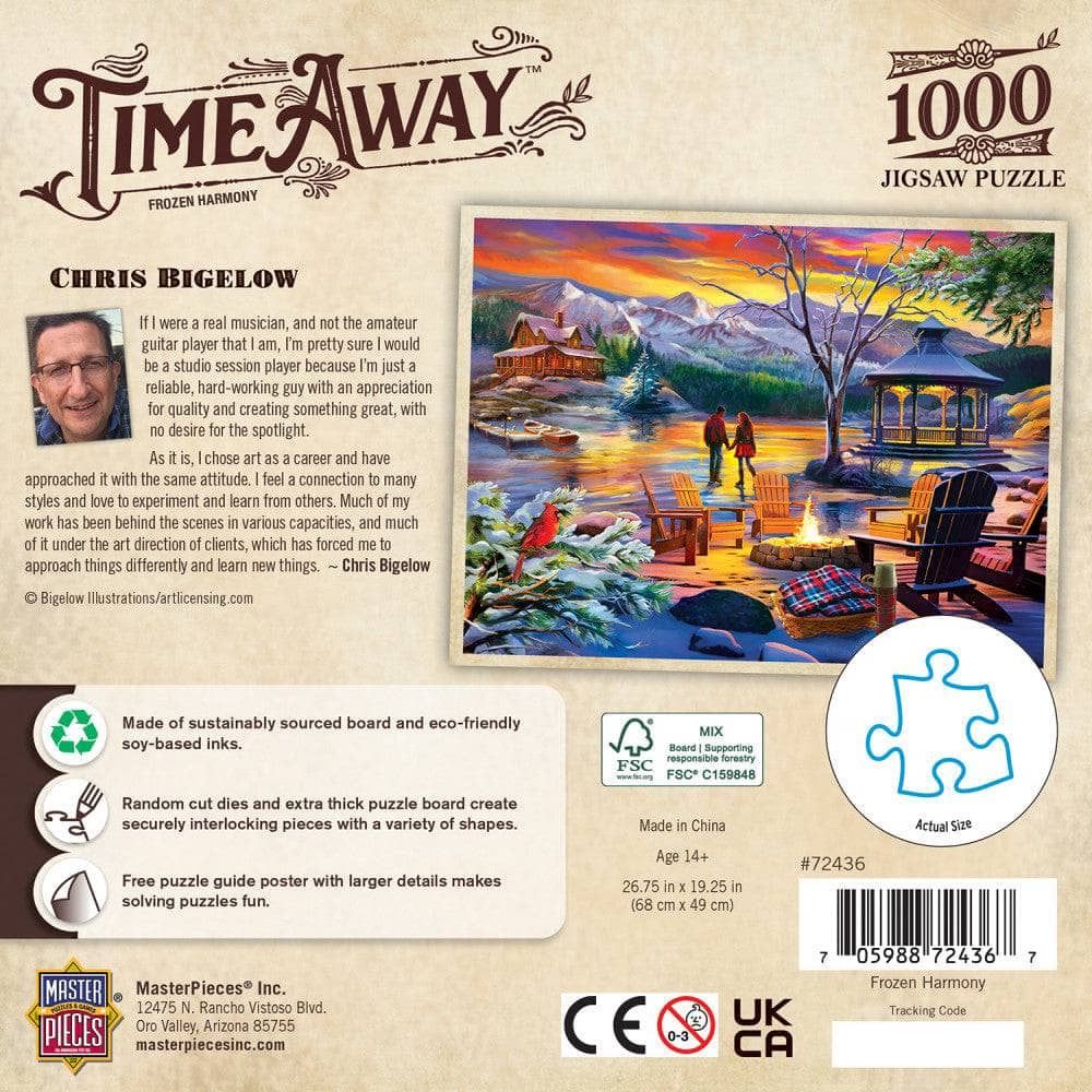 Time Away - Frozen Harmony 1000 Piece Jigsaw Puzzle - Image 3