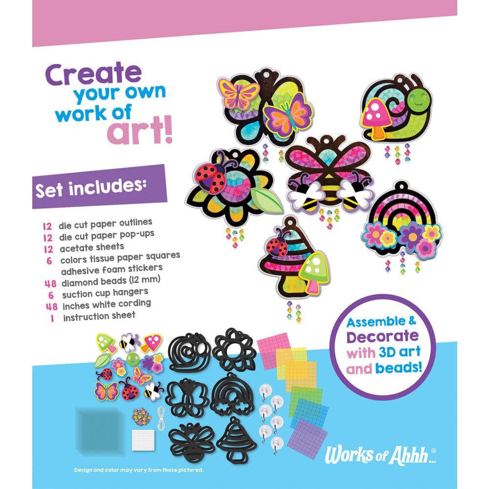 Tissue Paper Suncatchers Craft Kit - Image 3