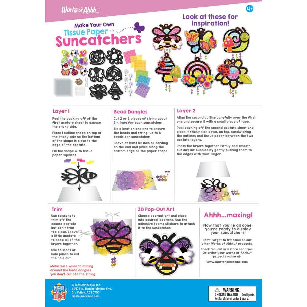 Tissue Paper Suncatchers Craft Kit - Image 4
