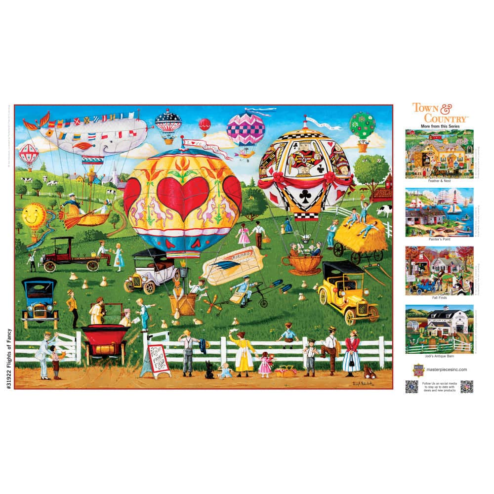 Town & Country - Flights of Fancy 300 Piece EZ Grip Jigsaw Puzzle - Image 4