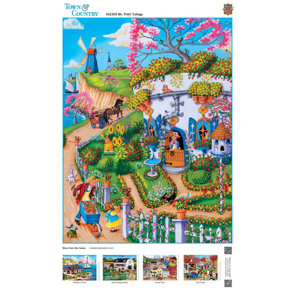 Town & Country - Ms. Potts' Cottage 300 Piece EZ Grip Jigsaw Puzzle - Image 4