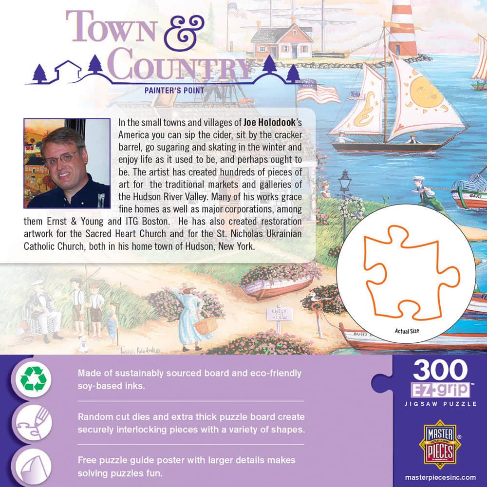 Town & Country - Painter's Point 300 Piece EZ Grip Jigsaw Puzzle - Image 3