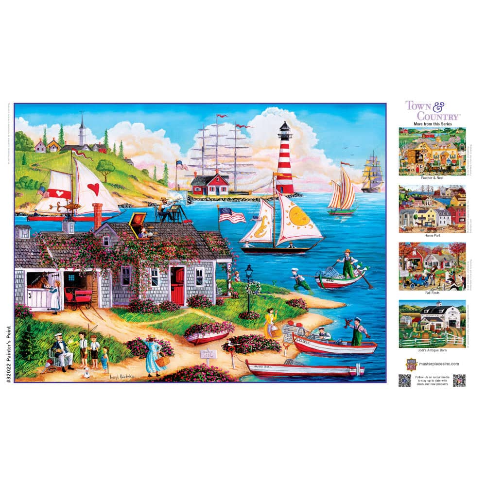 Town & Country - Painter's Point 300 Piece EZ Grip Jigsaw Puzzle - Image 4