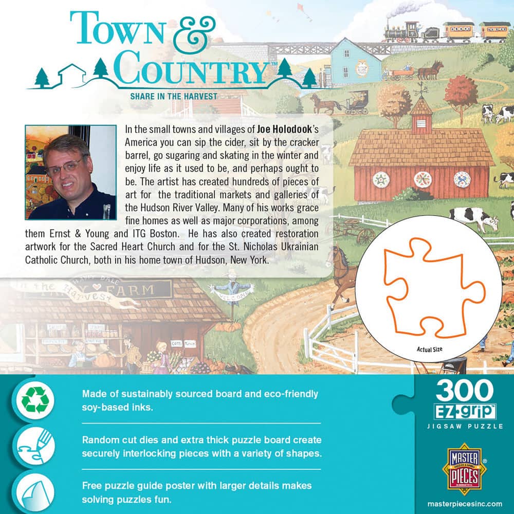 Town & Country - Share in the Harvest 300 Piece EZ Grip Jigsaw Puzzle - Image 3