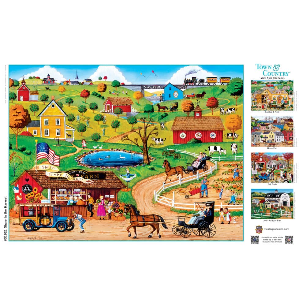 Town & Country - Share in the Harvest 300 Piece EZ Grip Jigsaw Puzzle - Image 4