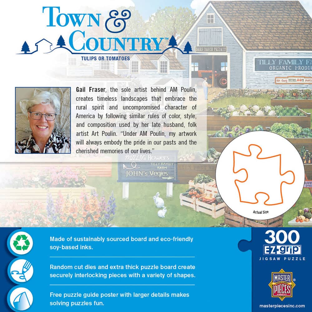 Town & Country - Tulips or Tomatoes 300 Piece EZ Grip Jigsaw Puzzle - Image 3