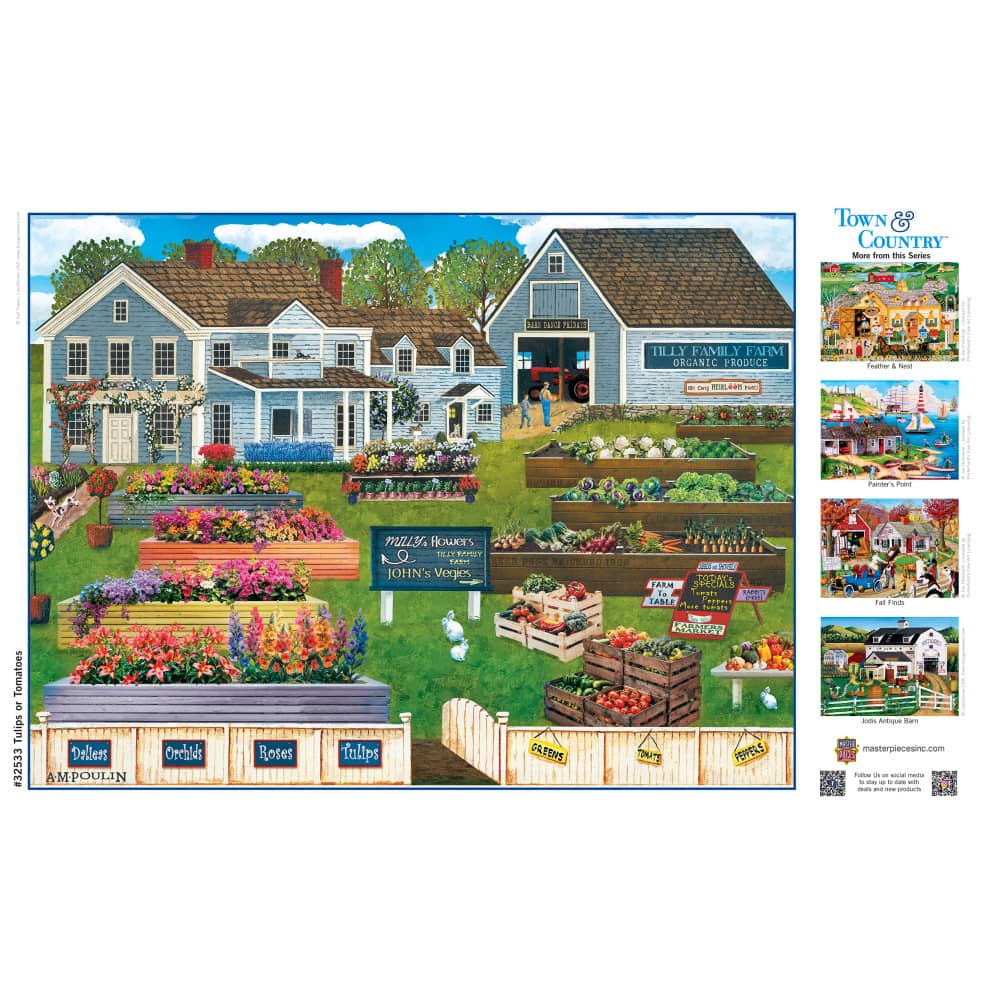 Town & Country - Tulips or Tomatoes 300 Piece EZ Grip Jigsaw Puzzle - Image 4