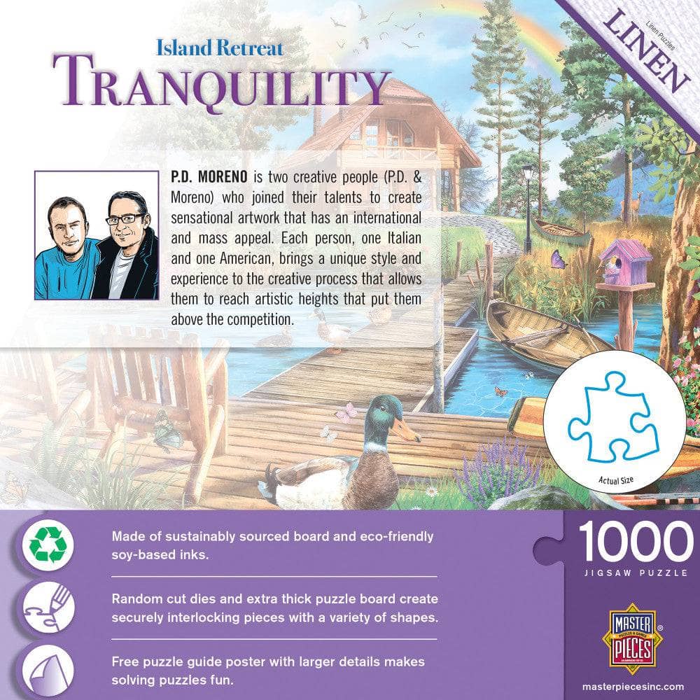 Tranquility - Island Retreat 1000 Piece Jigsaw Puzzle - Image 3