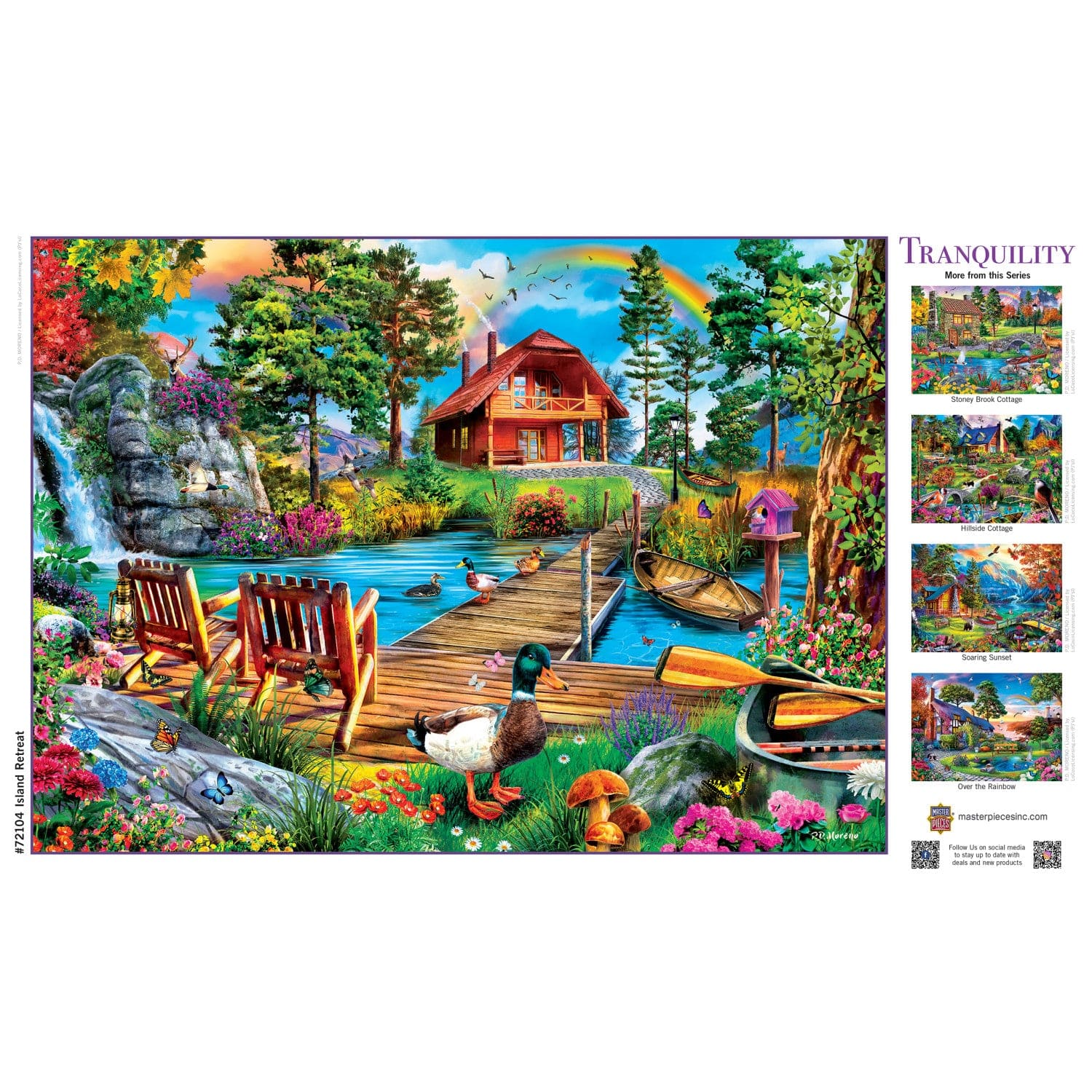Tranquility - Island Retreat 1000 Piece Jigsaw Puzzle - Image 4