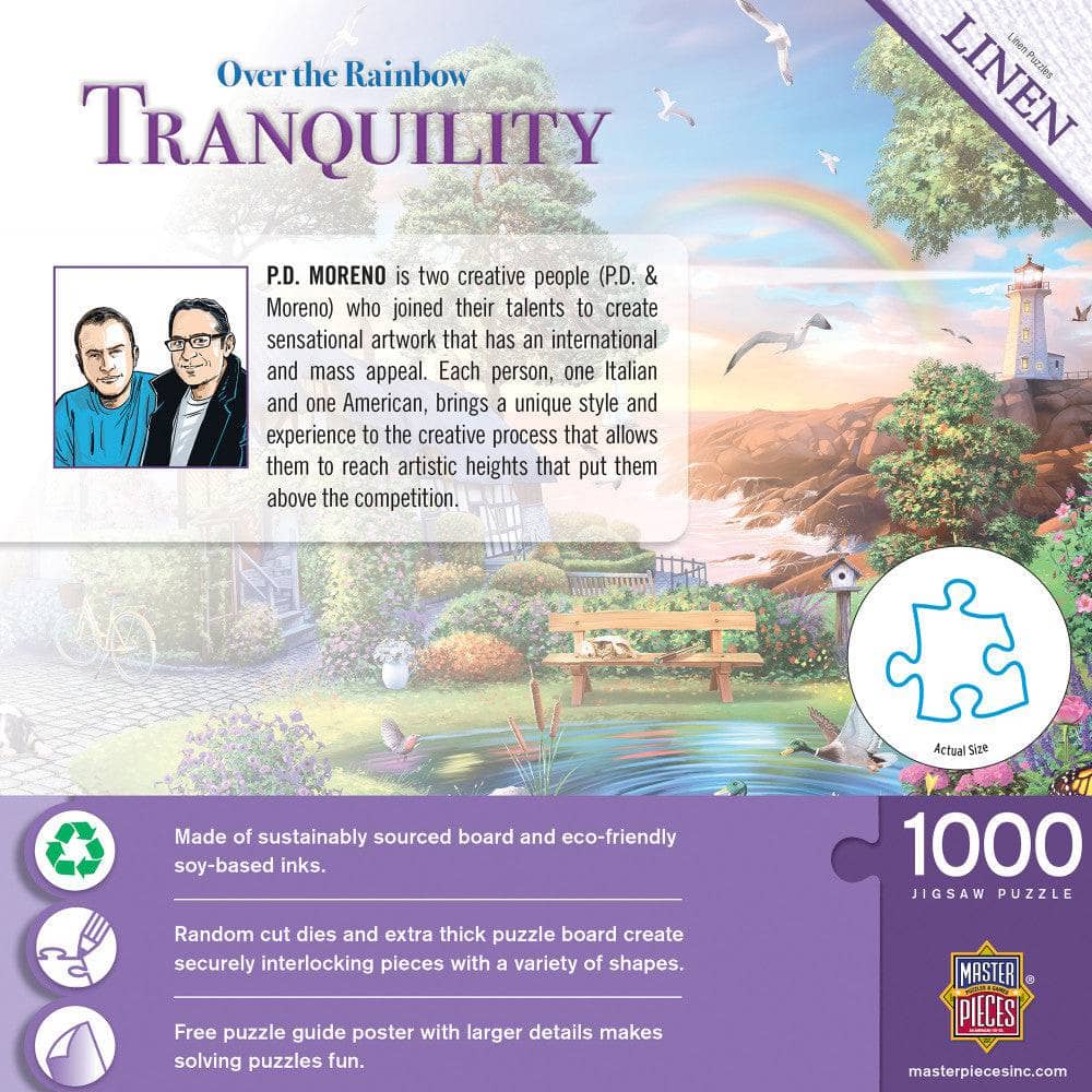 Tranquility - Rainbow 1000 Piece Jigsaw Puzzle - Image 3