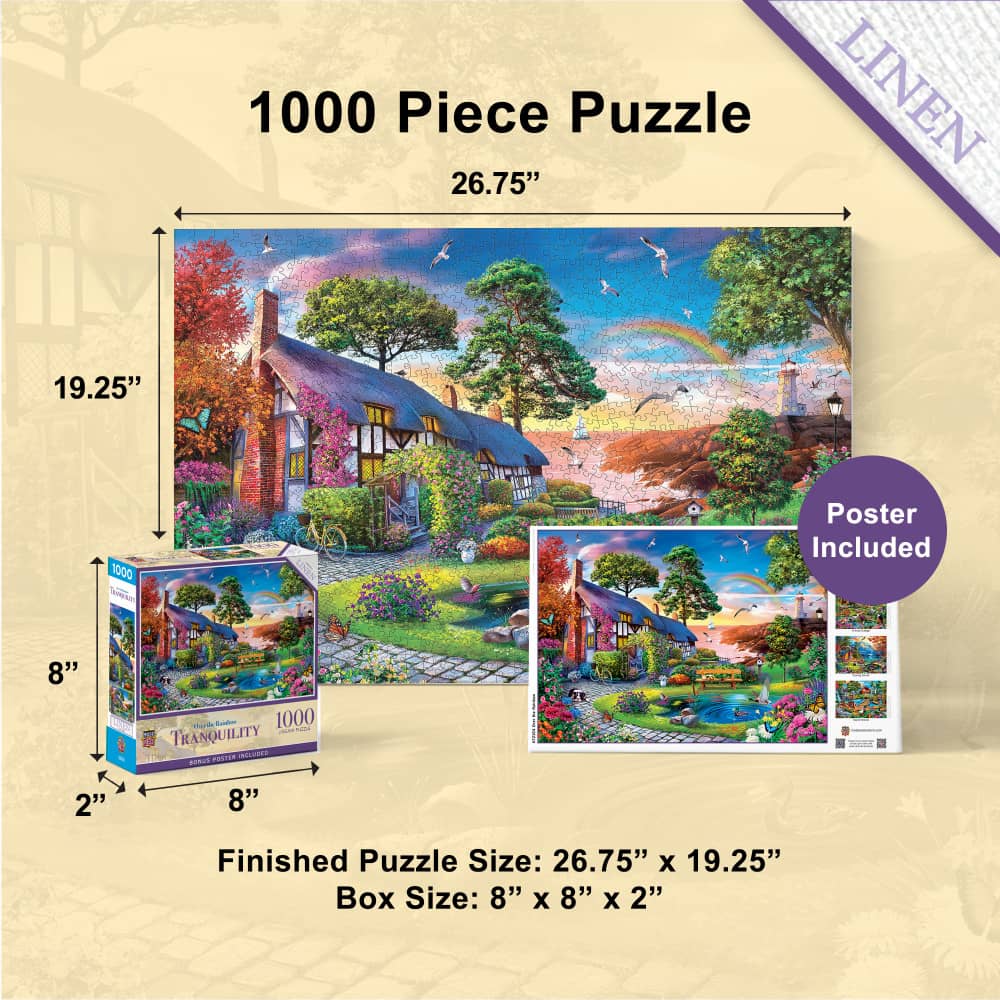 Tranquility - Rainbow 1000 Piece Jigsaw Puzzle - Image 5