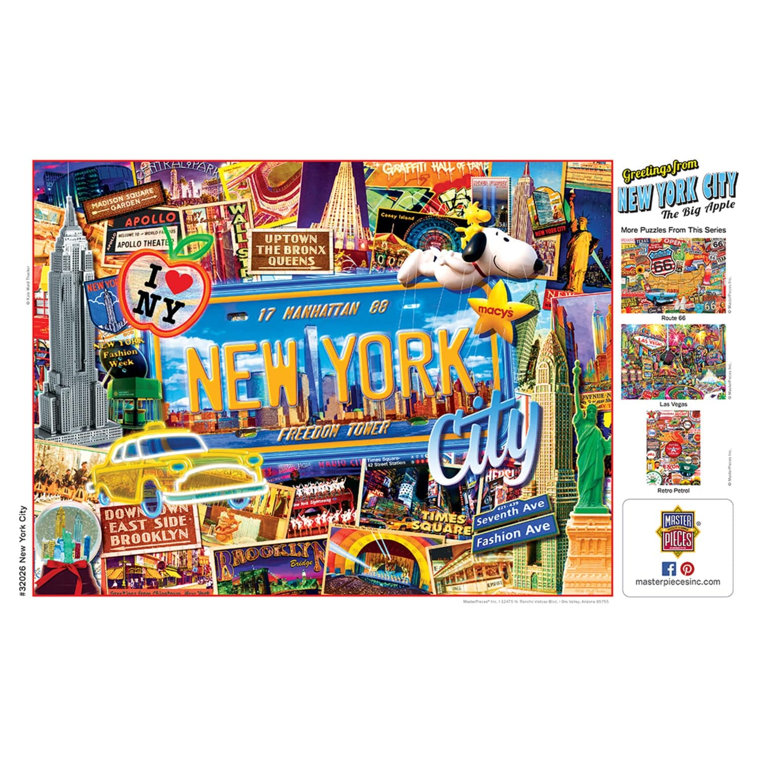 Greetings From New York - 550 Piece Jigsaw Puzzle - Image 4