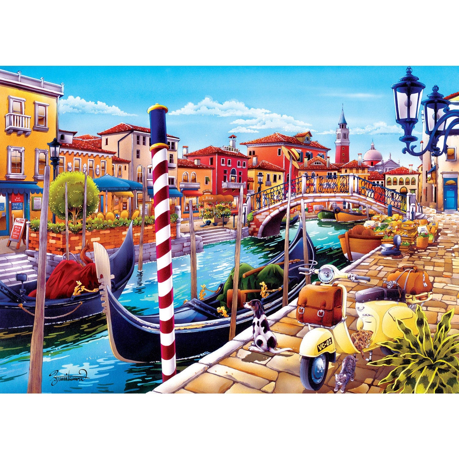 Travel Diary - Venice 500 Piece Jigsaw Puzzle - Image 2