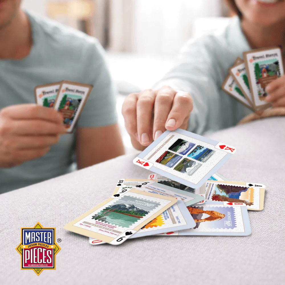 National Parks Travel Stamps Playing Cards - 54 Card Deck - Image 4