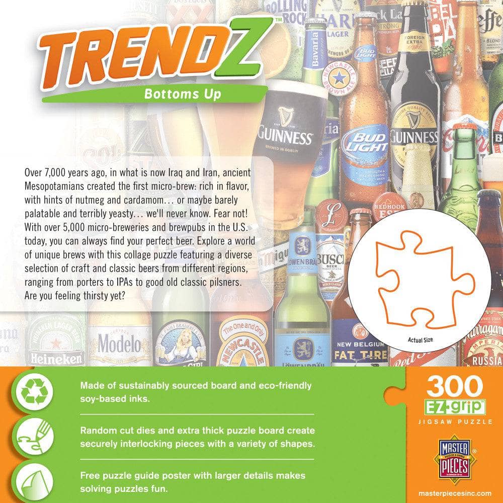 Trendz - Bottoms Up 300 Piece EZ Grip Jigsaw Puzzle - Image 3