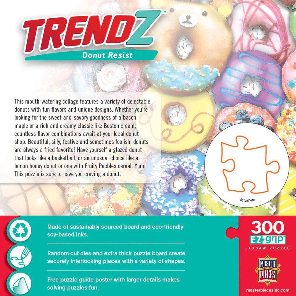 Trendz - Donut Resist 300 Piece EZ Grip Jigsaw Puzzle - Image 3