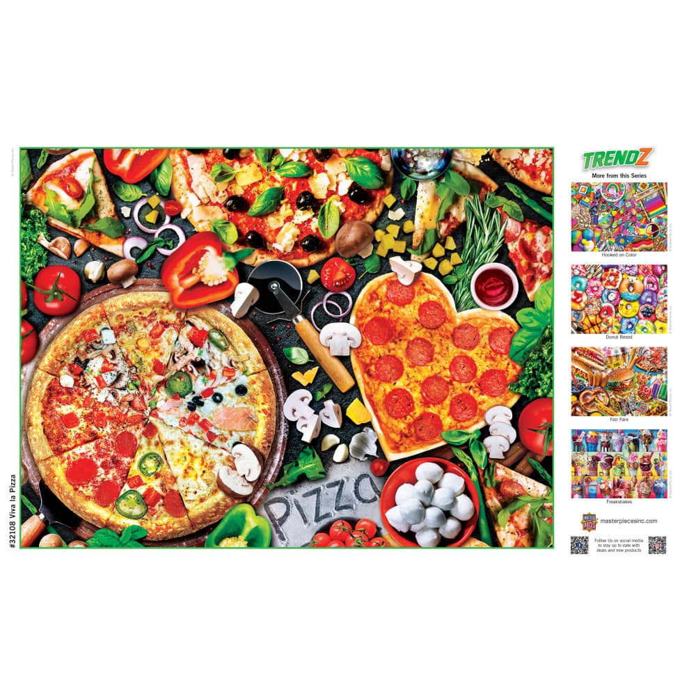Trendz - Viva La Pizza 300 Piece EZ Grip Jigsaw Puzzle - Image 4