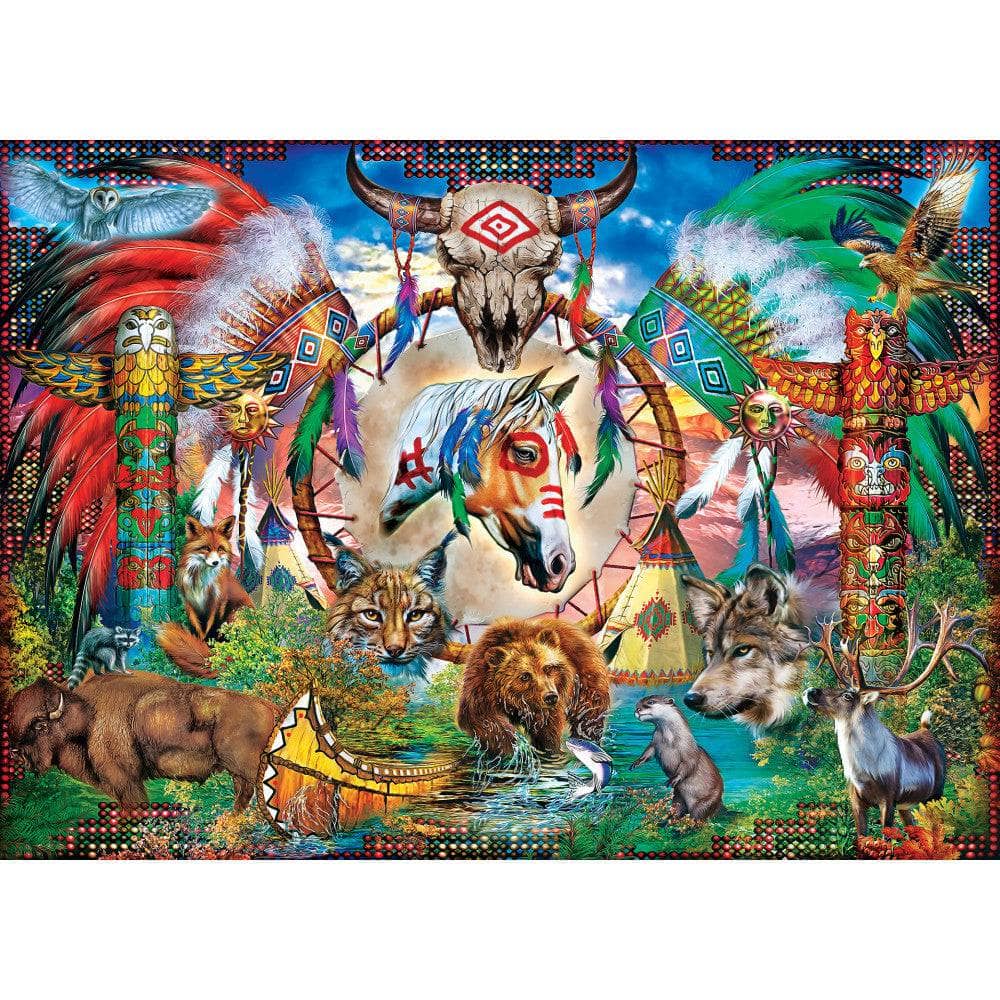 Tribal Spirit Animals - Jigsaw Puzzle