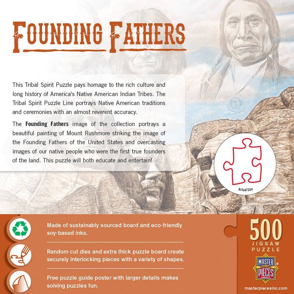 Founding Fathers 500 Piece Jigsaw Puzzle - Image 3